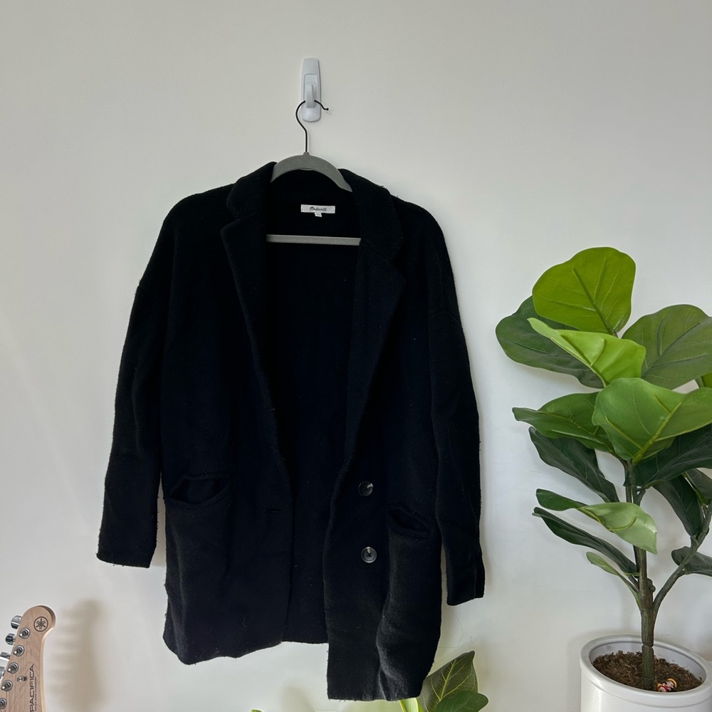 Madewell Black Women's Sweater Jacket XS